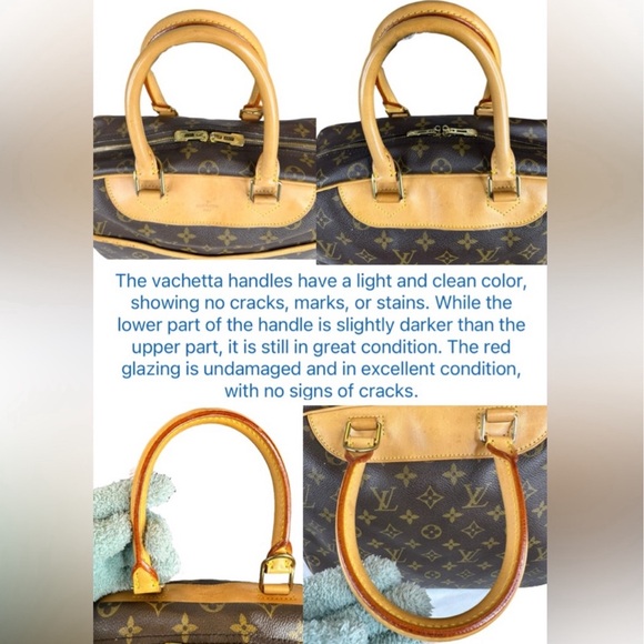 135 Louis Vuitton Monogram Deauville Handbag - Picture 8 of 16